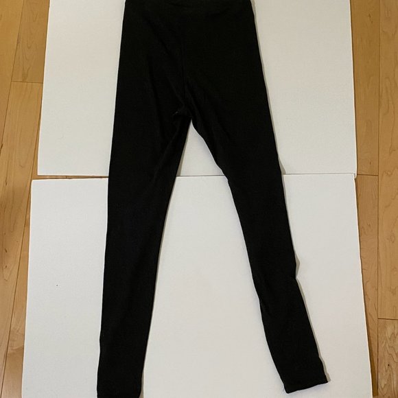 dark grey, SWS basic leggings, kids size medium - Picture 2 of 3